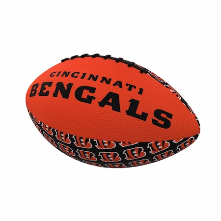 Logo Brands Cincinnati Bengals Mini Size Rubber Footballl 607-93MR-3
